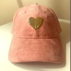 New Era suede “HeartBroken” Dad hat